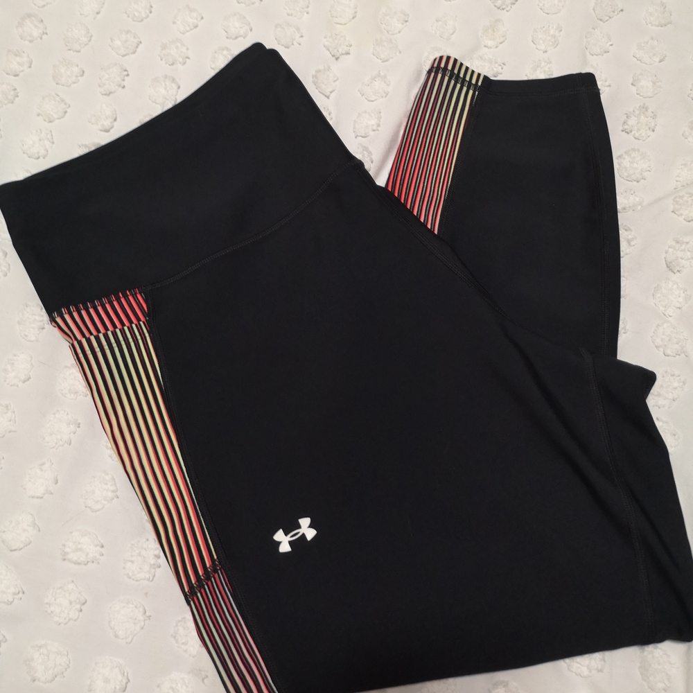 UNDER ARMOUR Women's HeatGear No-Slip Waistband Ankle Leggings PLUS  Size 3X